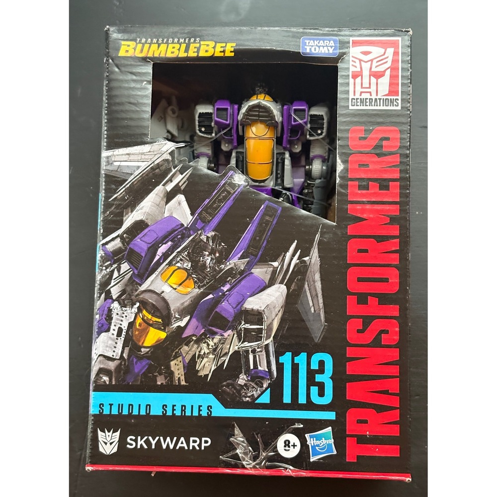 Transformers Studio Series 113 Skywarp Voyager Class Bumblebee Action Figure